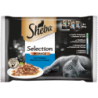 Sheba Frischebeutel Selection in Sauce Fisch Variation 4x85g - 340 g