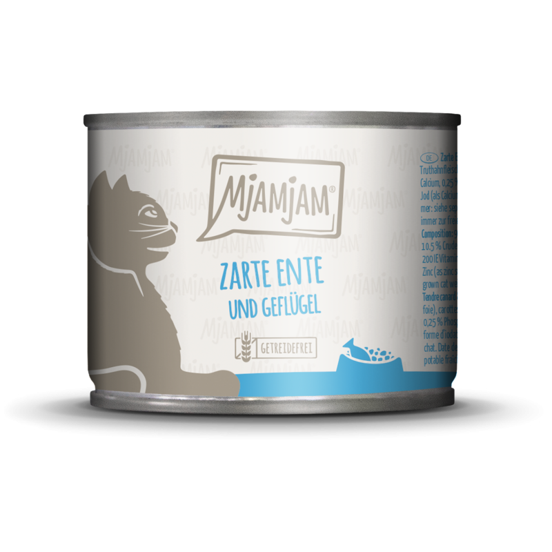 Mjamjam Ente, Geflügel und Karotten - 200 g