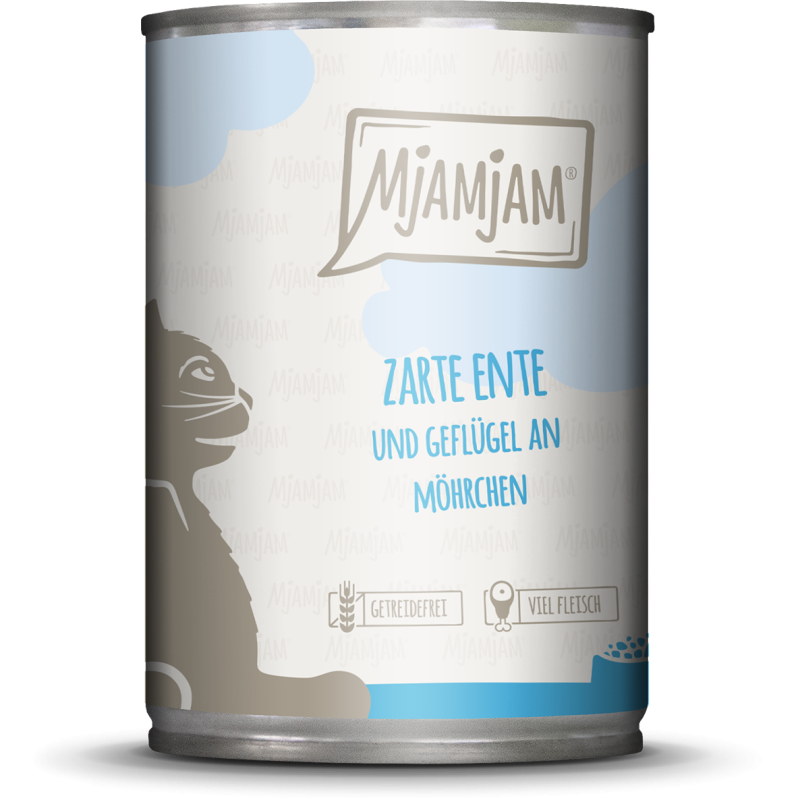 Mjamjam Ente, Geflügel und Karotten - 400 g