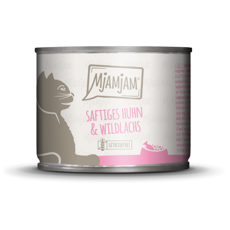 Mjamjam Huhn und Wildlachs - 200 g