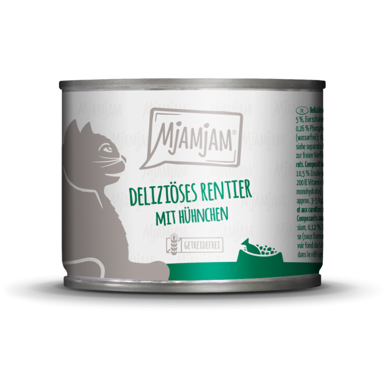 Mjamjam Rentier, Huhn und Karotten - 200 g