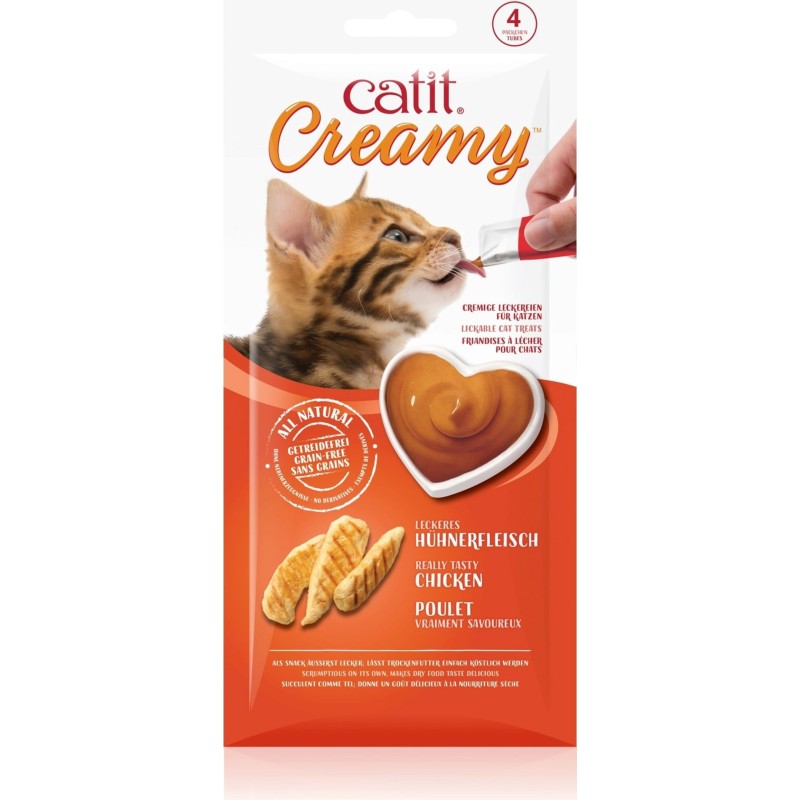 Catit Creamy Huhn - 4er Pack