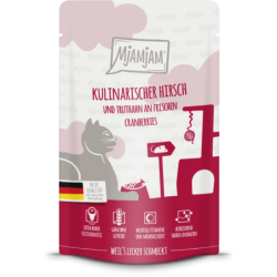 Mjamjam Hirsch, Truthahn und Cranberries Portionsbeutel - 125 g