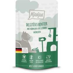 Mjamjam Rentier, Huhn und Karotten Portionsbeutel - 125 g