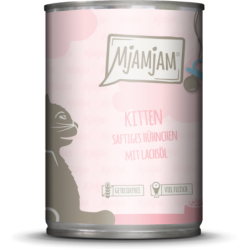 Mjamjam Kitten Huhn und Lachsöl - 400 g