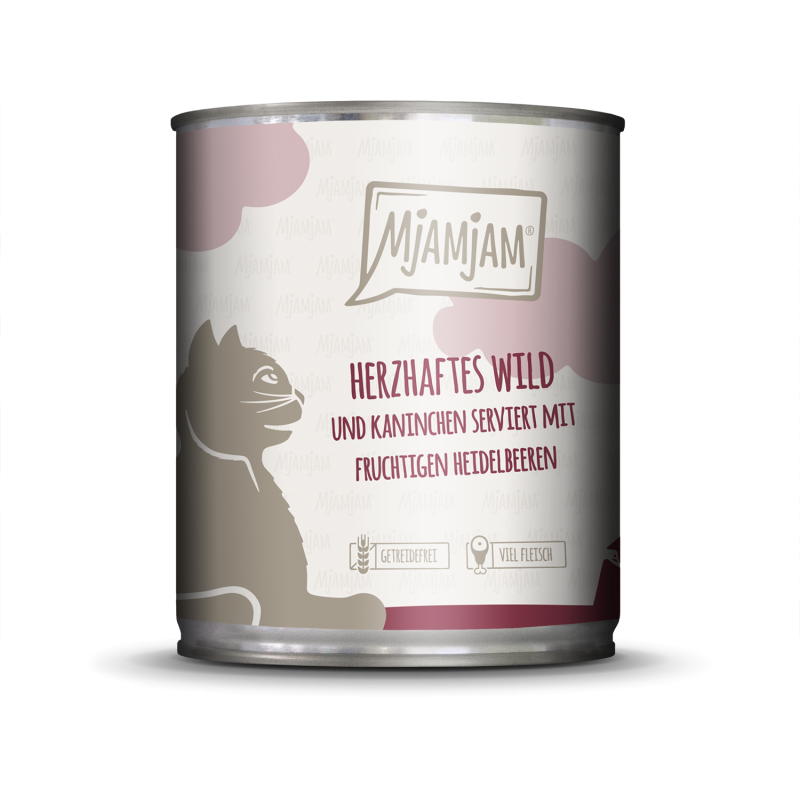 Mjamjam Wild, Kaninchen und Heidelbeere - 800 g