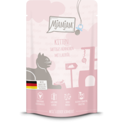 Mjamjam Kitten Huhn und Lachsöl Portionsbeutel - 125 g