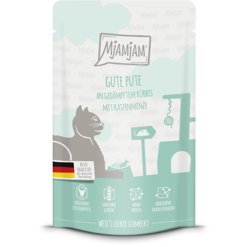 Mjamjam Pute und Kürbis Portionsbeutel - 125 g