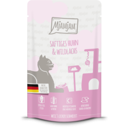 Mjamjam Huhn und Wildlachs Portionsbeutel - 125 g