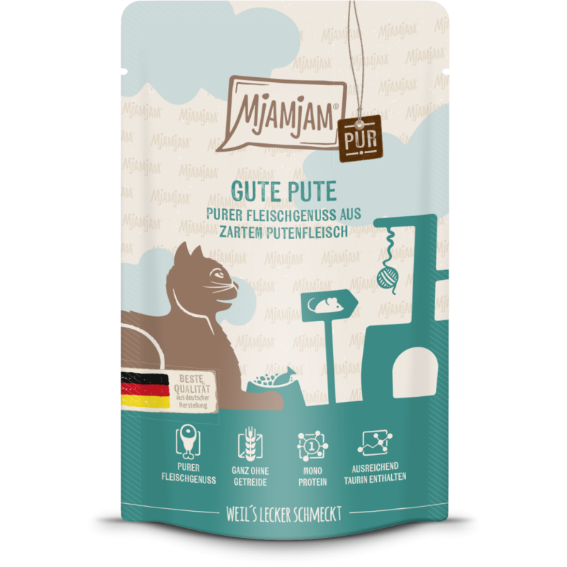 Mjamjam Gute Pute pur Portionsbeutel - 125 g