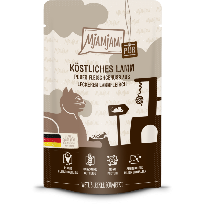 Mjamjam Lamm pur Portionsbeutel - 125 g