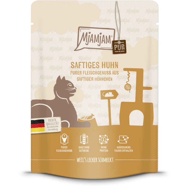 Mjamjam Hühnchen pur Portionsbeutel - 300 g