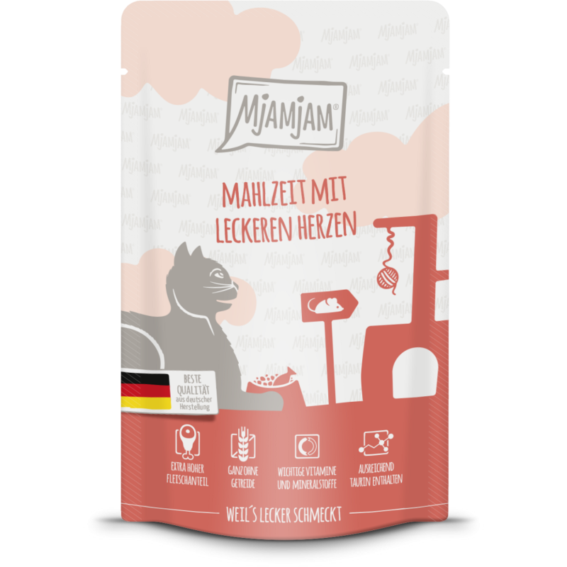 Mjamjam Rind und Herz Portionsbeutel - 125 g