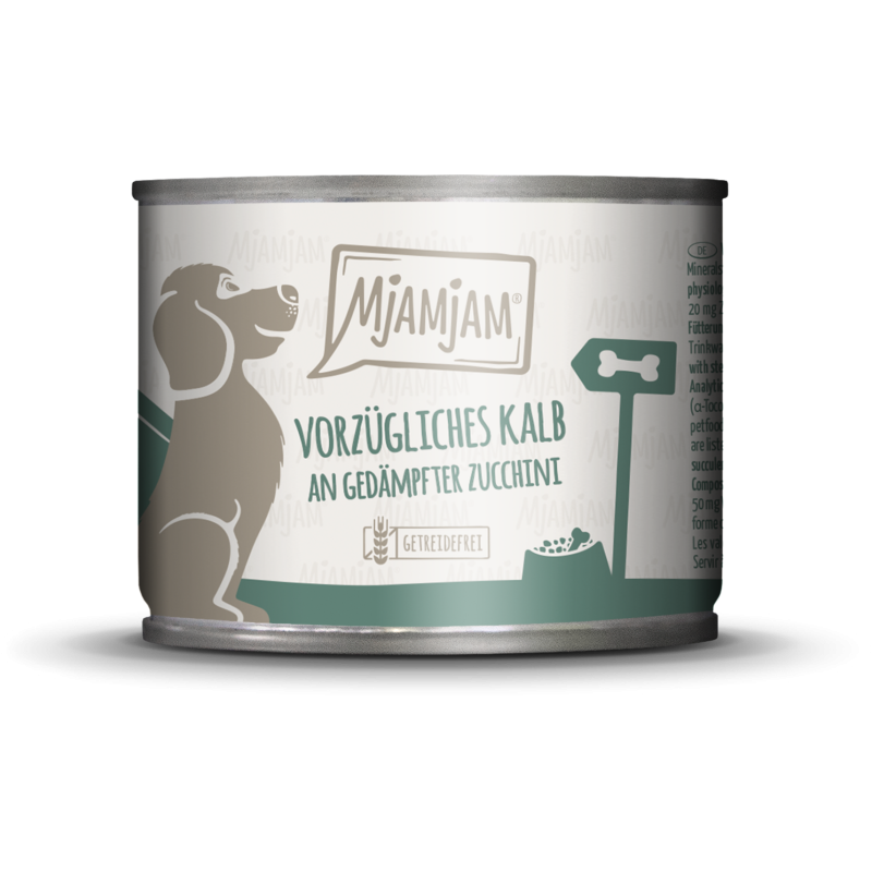 Mjamjam Kalb und Zucchini - 200 g