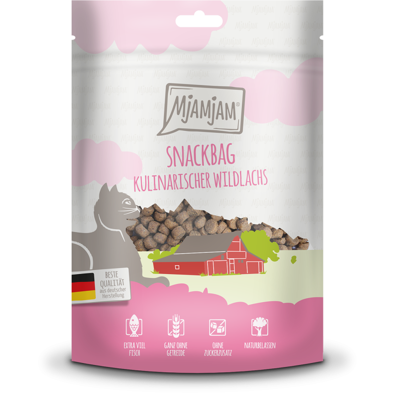 Mjamjam Snackbag Wildlachs - 125 g