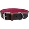 Schecker Hunde-Halsband "Moorfeuer", Farbe: braun-beere