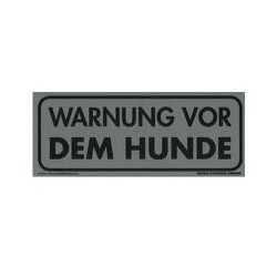 Warnschild: "Warnung vor dem Hunde"