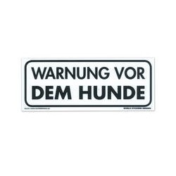 Warnschild: "Warnung vor...