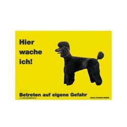 Warnschild "Hier wache...