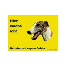 Warnschild "Hier wache...