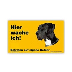 Warnschild "Hier wache...