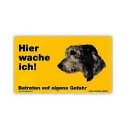 Warnschild "Hier wache...