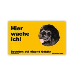 Warnschild "Hier wache...