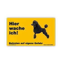 Warnschild "Hier wache...