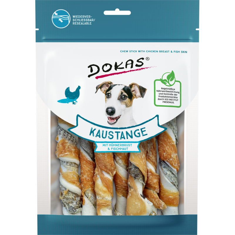 Dokas Kaustange mit Huhn und Fischhaut - 170 g