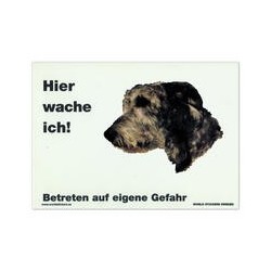 Warnschild "Hier wache...