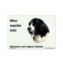 Warnschild "Hier wache...