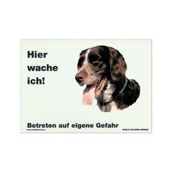 Warnschild "Hier wache...