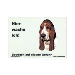 Warnschild "Hier wache...