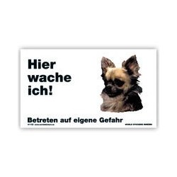 Warnschild "Hier wache...