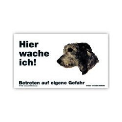 Warnschild "Hier wache...