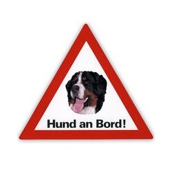 Auto Aufkleber "Hund an Bord"