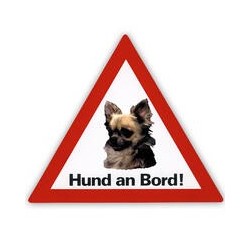 Auto Aufkleber "Hund an Bord"