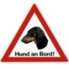 Auto Aufkleber "Hund an Bord"