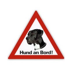 Auto Aufkleber "Hund an Bord"