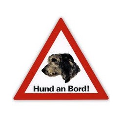 Auto Aufkleber "Hund an Bord"