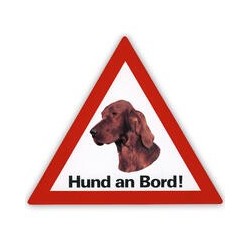 Auto Aufkleber "Hund an Bord"