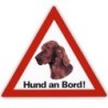 Auto Aufkleber "Hund an Bord"