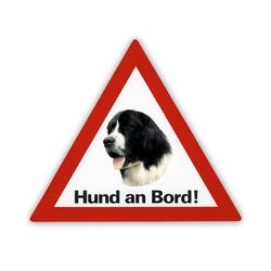 Auto Aufkleber "Hund an Bord"