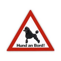 Auto Aufkleber "Hund an Bord"