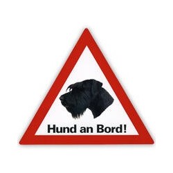 Auto Aufkleber "Hund an Bord"