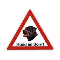 Auto Aufkleber "Hund an Bord"