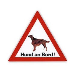 Auto Aufkleber "Hund an Bord"