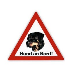 Auto Aufkleber "Hund an Bord"