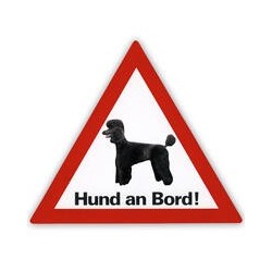 Auto Aufkleber "Hund an Bord"