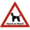 Auto Aufkleber "Hund an Bord"